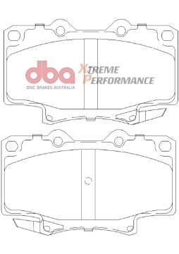 Picture of DBA 91-96 Toyota Land Cruiser XP650 Front Brake Pads