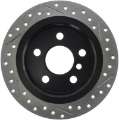 Picture of StopTech 14-15 Mini Cooper Base Slotted & Drilled Rear Right Rotor