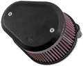 Picture of K&N Street Metal Intake System Flare - Black LG Capacity for Harley Davidson