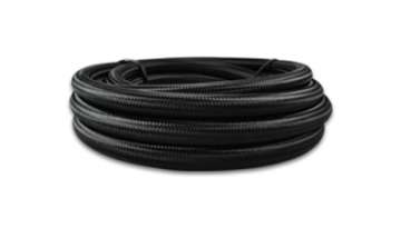 Picture of Vibrant -6 AN Black Nylon Braided Flex Hose 50 foot roll