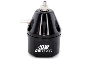 Picture of DeatschWerks DWR2000 Adjustable Fuel Pressure Regulator - Black