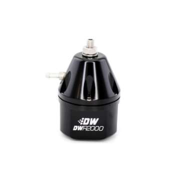 Picture of DeatschWerks DWR2000 Adjustable Fuel Pressure Regulator - Black