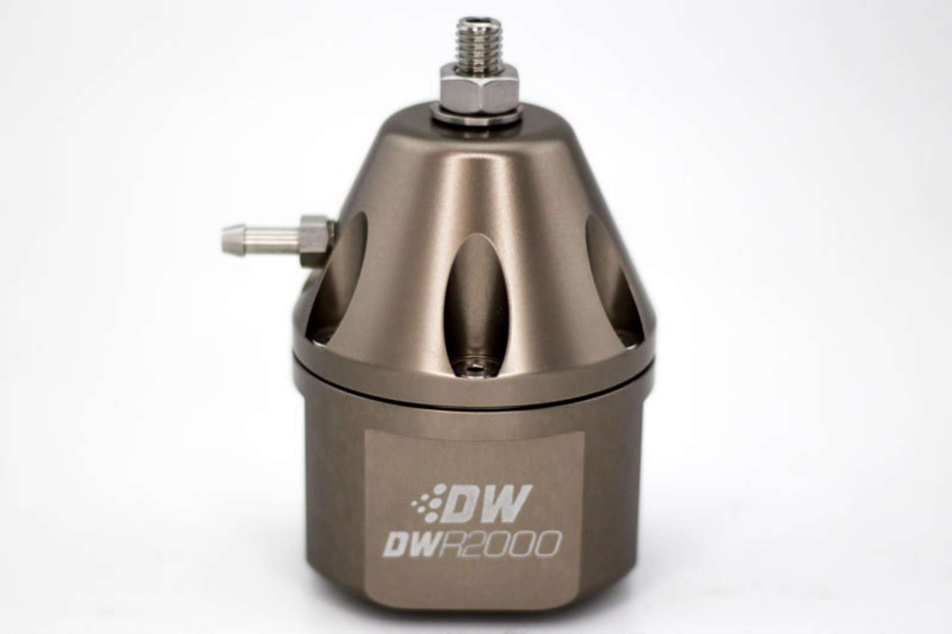 Picture of DeatschWerks DWR2000 Adjustable Fuel Pressure Regulator - Titanium