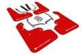 Picture of Rally Armor 17-23 Subaru Impreza 4D-5D Red UR Mud Flap w-White Logo