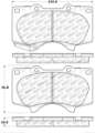 Picture of StopTech 05-17 Toyota Tacoma w-6 Lug Holes Wheels Street Performance Front Brake Pads