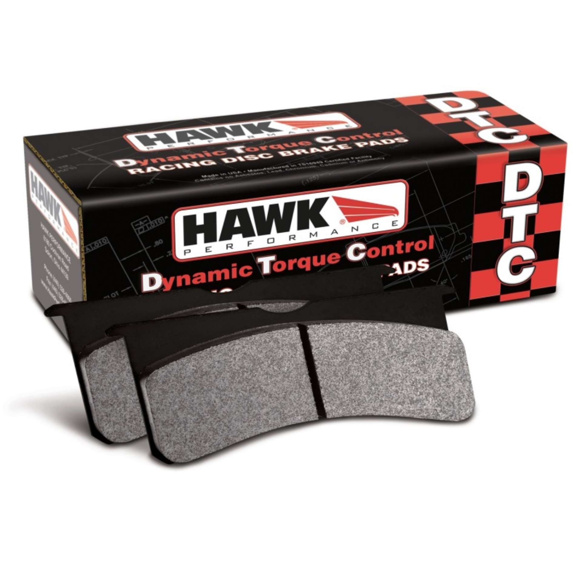 Picture of Hawk 01-06 BMW 325CI L6-2-5L DTC-70 Race Front Brake Pads