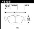 Picture of Hawk 01-06 BMW 325CI L6-2-5L DTC-70 Race Front Brake Pads