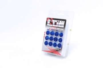 Picture of Wheel Mate Monster Lug Caps M14x1-50 Set of 20 - Blue - Plastic