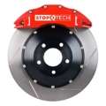 Picture of StopTech 08-09 WRX STi Front BBK ST60 355x32 Slotted Rotors Red Calipers