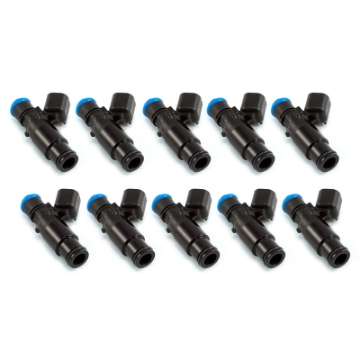 Picture of Injector Dynamics ID1300x Injectors- 08+ Dodge Viper 8-3-8-4L 14mm Bottom Adapters Black-Set of 10