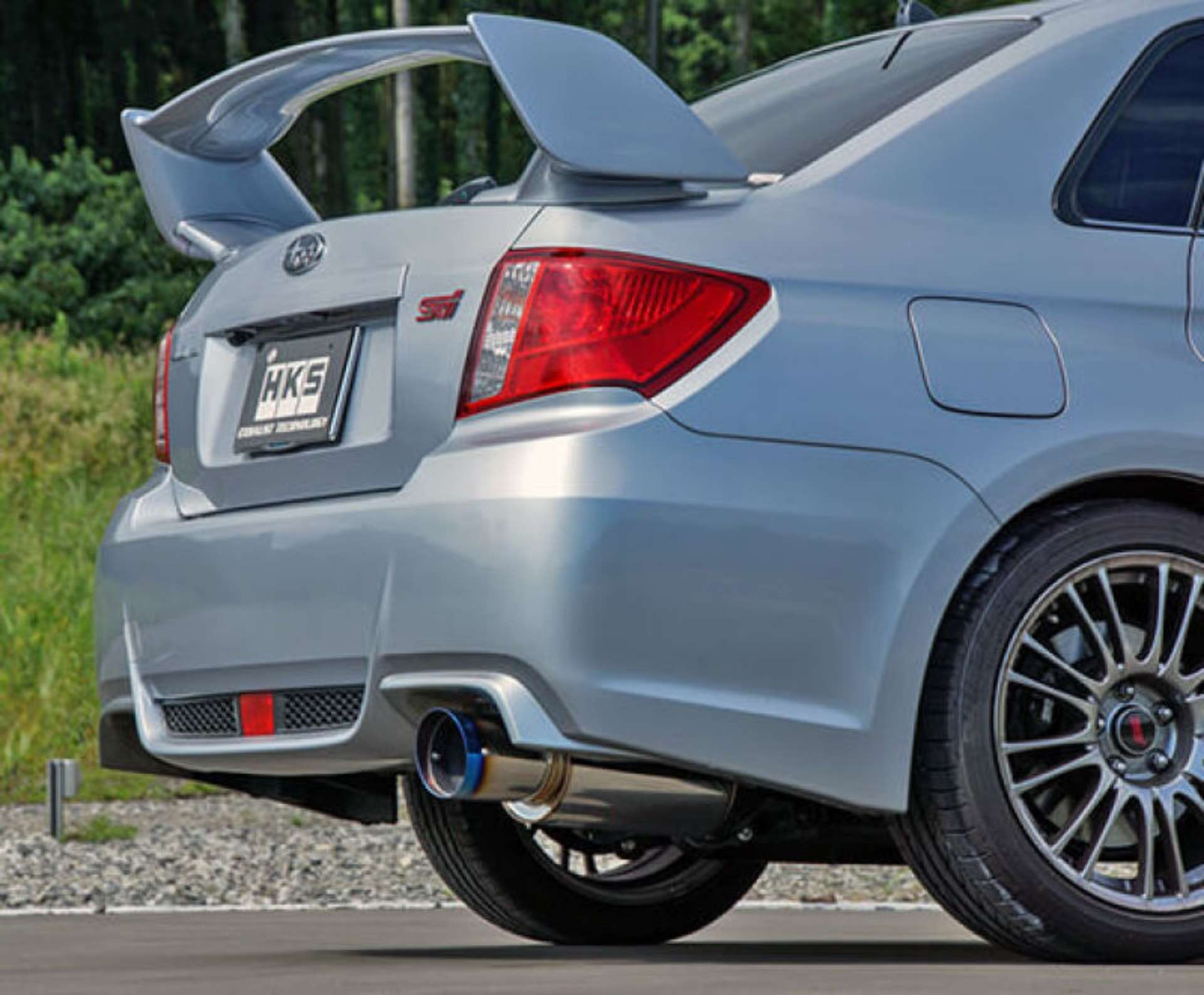 Picture of HKS RACING MUFFLER WRX STI SEDAN 11-14 USA