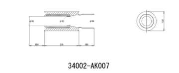 Picture of HKS UNIVERSAL EX H-M SUS 130-65 MOQ: 8pcs