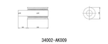 Picture of HKS UNIVERSAL EX H-M SUS 130-65 w-o tail MOQ: 8pcs