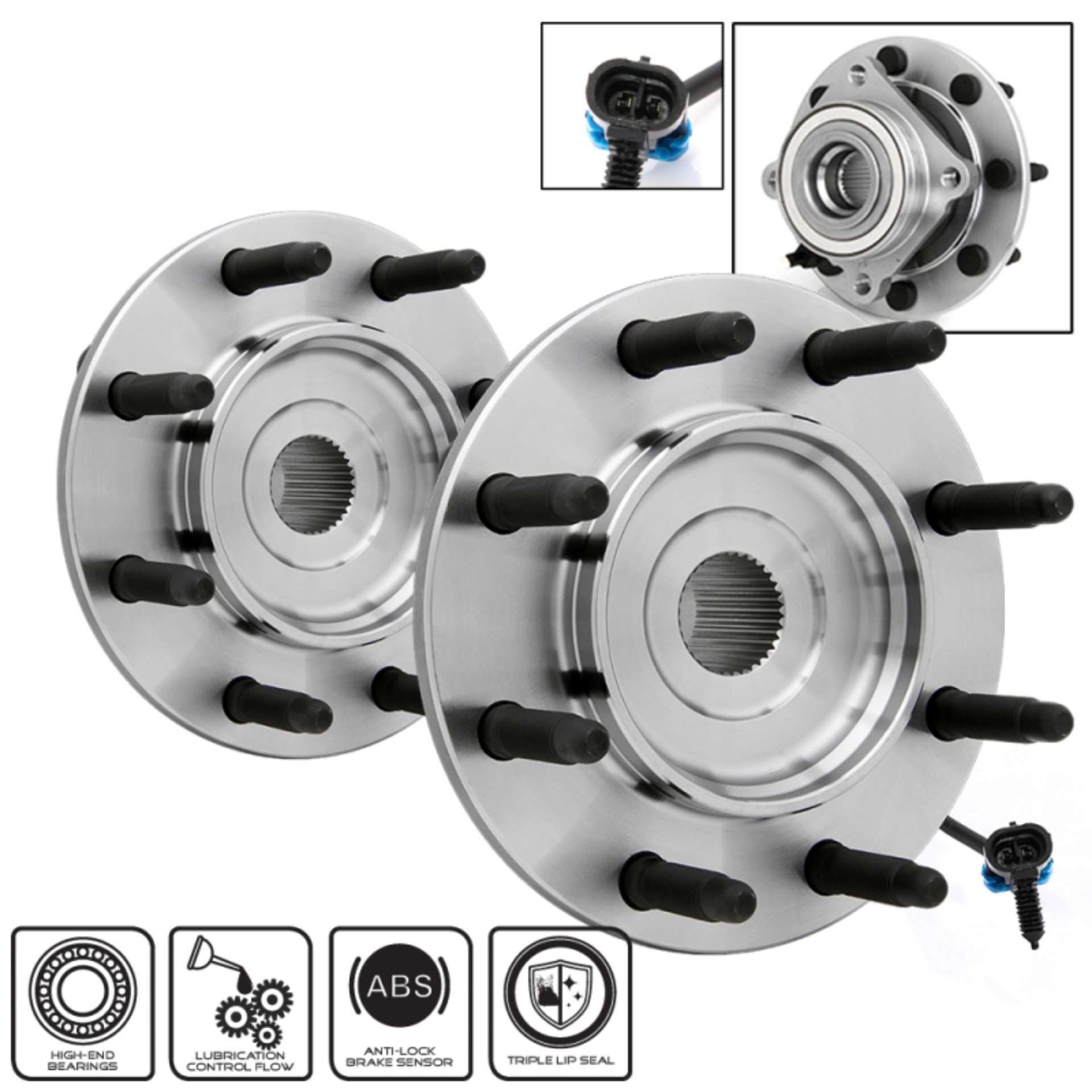 Picture of xTune Wheel Bearing and Hub ABS Chevy Avalanche 02-03 - Front Left and Right BH-515086-86