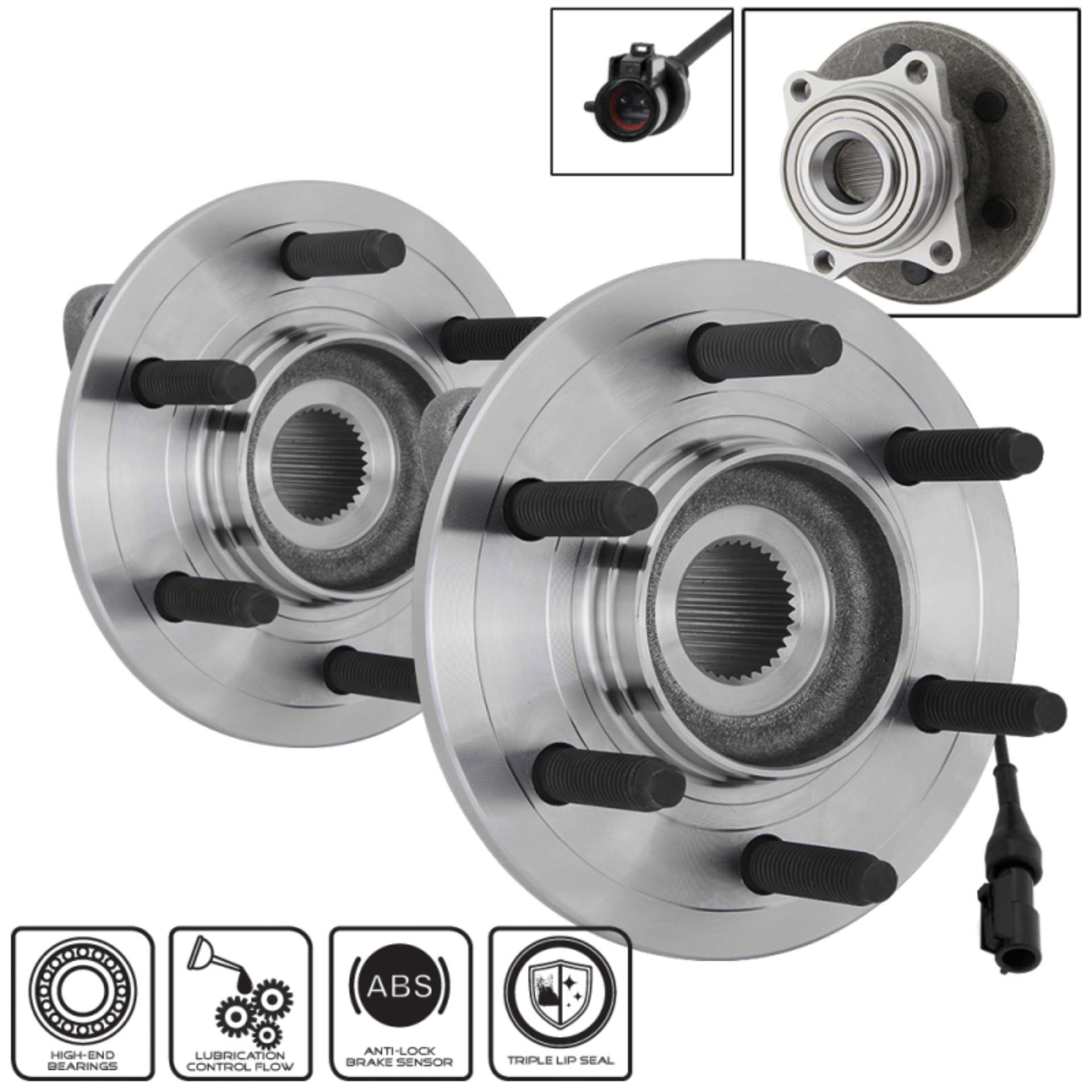 Picture of xTune Wheel Bearing and Hub ABS Ford Expedition 07-12- Rear Left and Right BH-541008-08