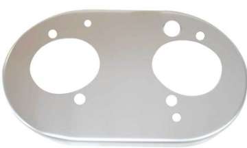 Picture of K&N Universal Custom Air Filter - Oval Shape 2in Neck Flange - 5-25in ID - 2-5in Height - Red