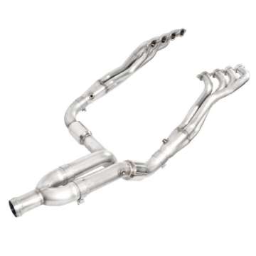 Picture of Stainless Works 2007-13 Chevy Silverado-GMC Sierra Headers 1-7-8in Primaries High-Flow Cats Y-Pipe