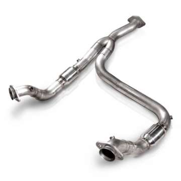 Picture of Stainless Works 2011-14 F-150 3-5L 3in Downpipe High-Flow Cats Y-Pipe Factory Connection