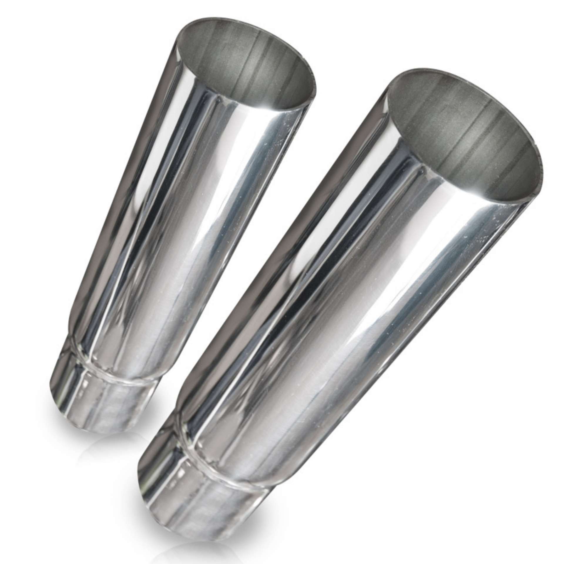 Picture of Stainless Works Straight Cut Exhaust Tips-2 1-2in ID Inlet 2 1-2in body