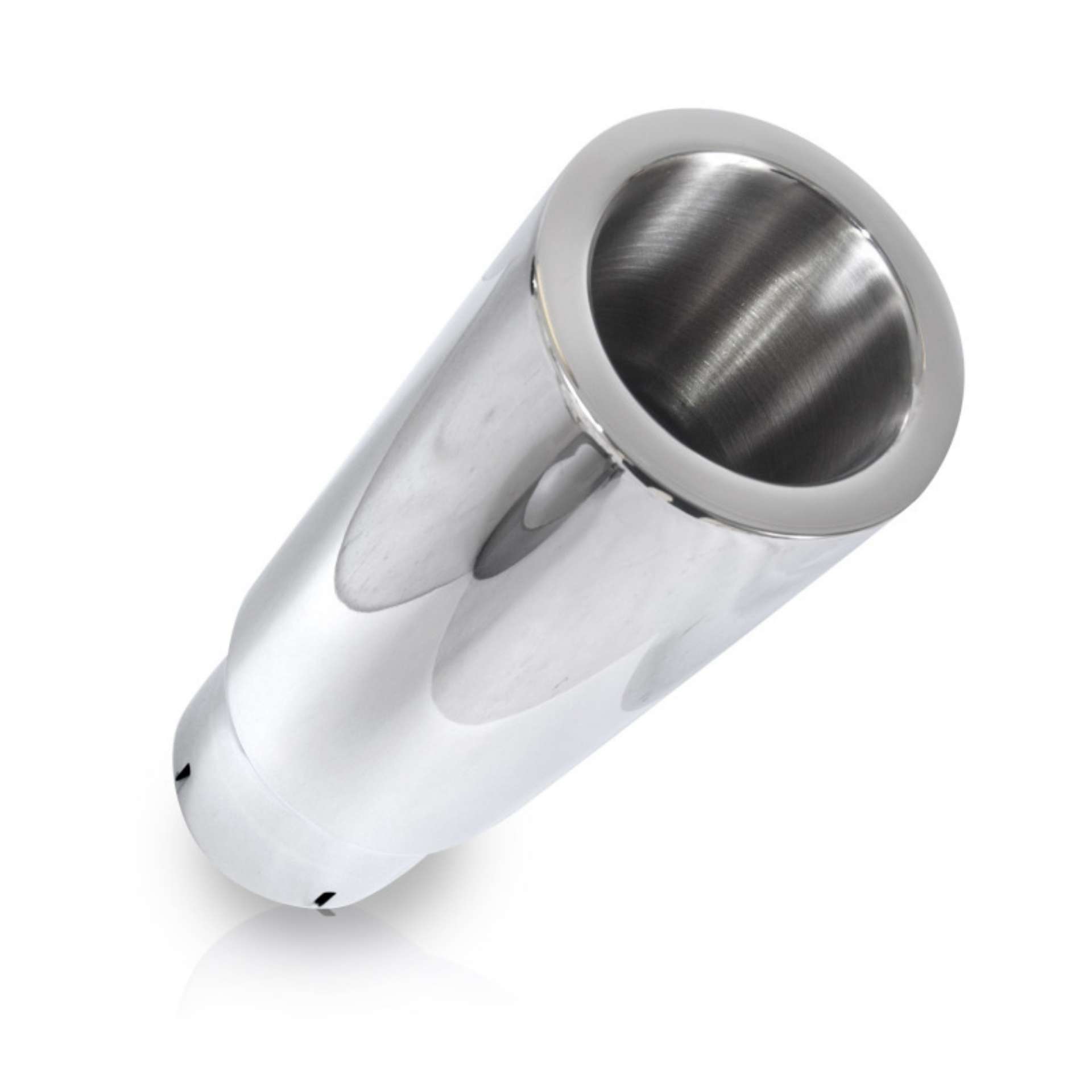 Picture of Stainless Works Double Wall Straight Cut Exhaust Tip 2 1-2in body 2 1-4in id