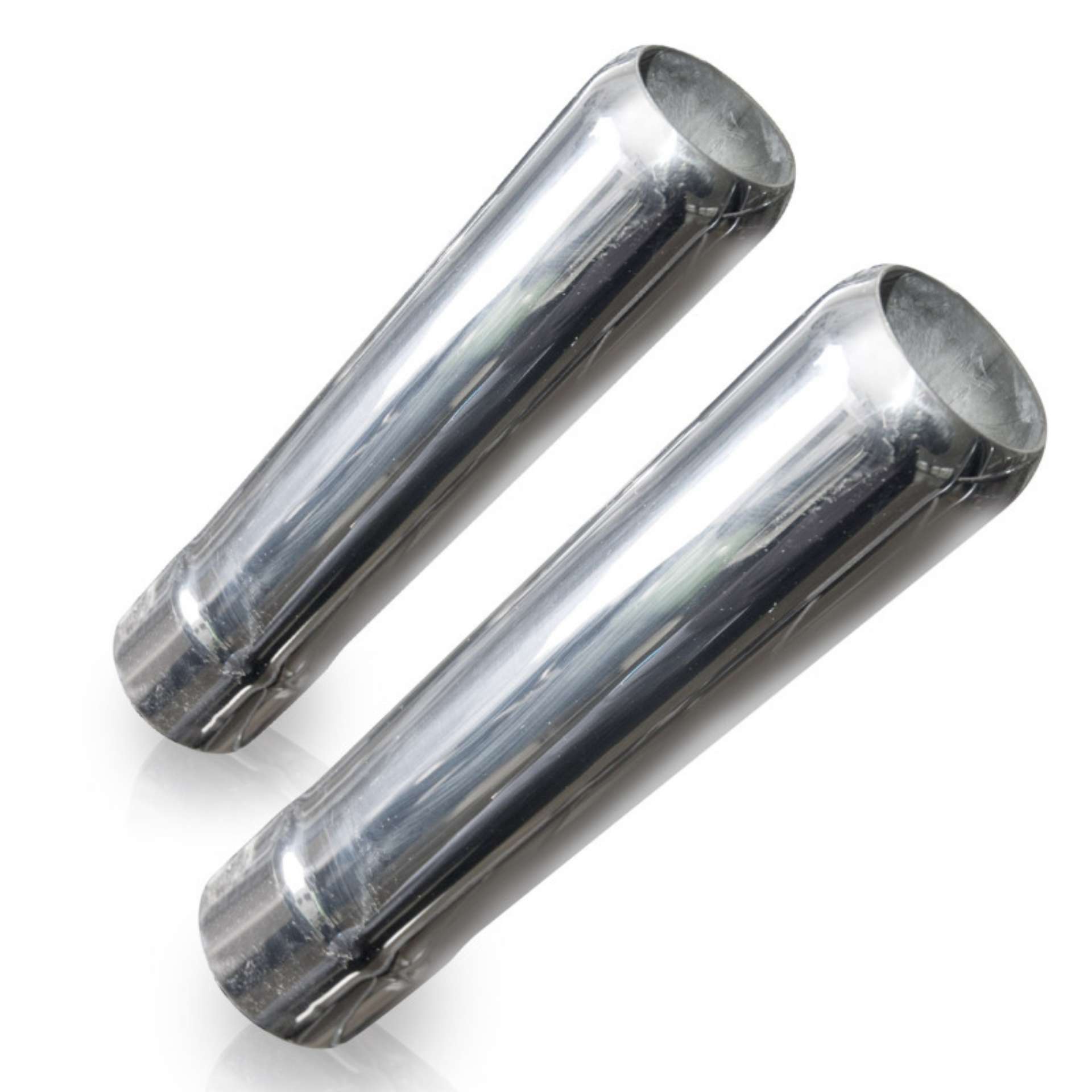 Picture of Stainless Works Pencil Cut Exhaust Tips 2in Body 2in ID Inlet