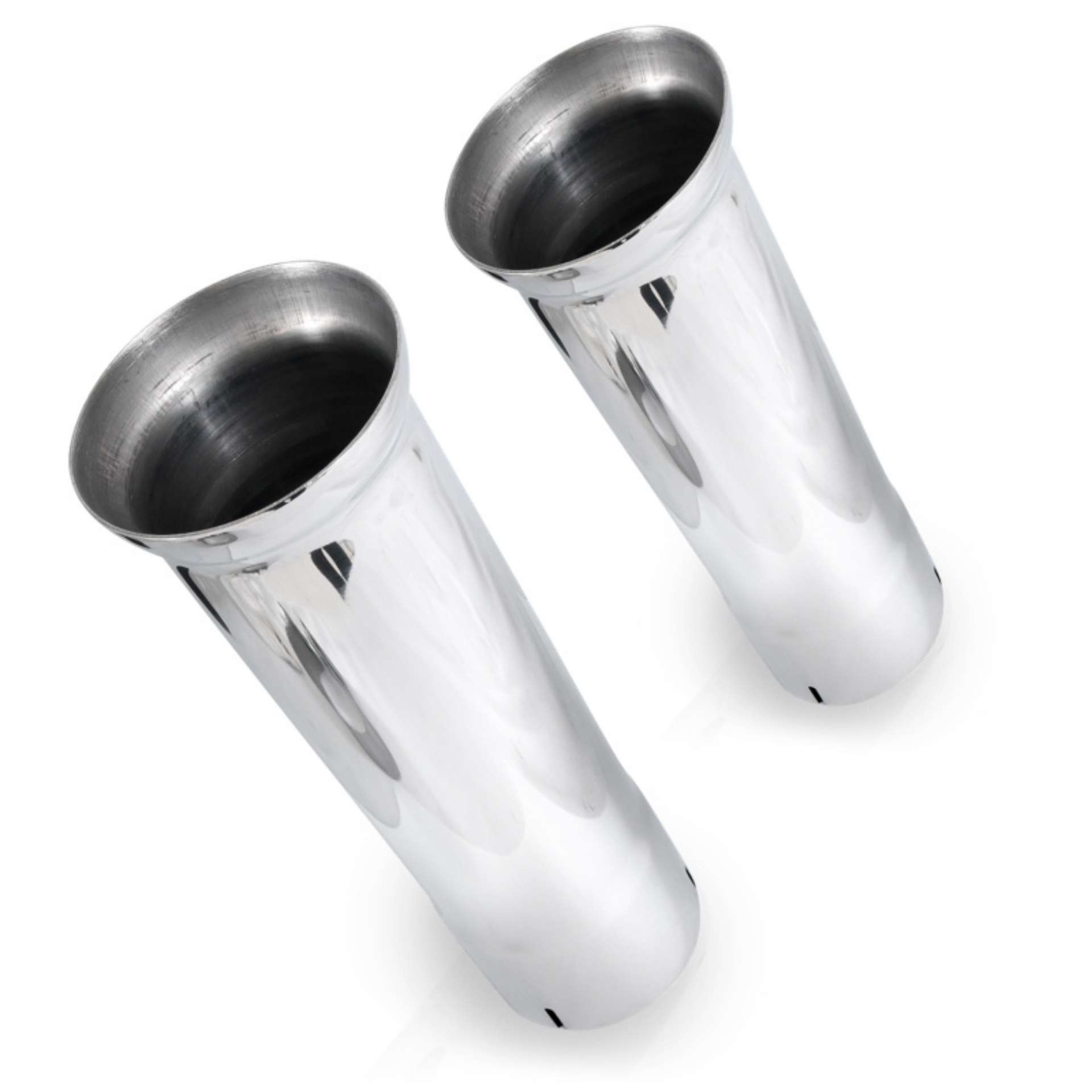 Picture of Stainless Works Bell Exhaust Tips- 2 1-2in ID Inlet 2 1-2in Body