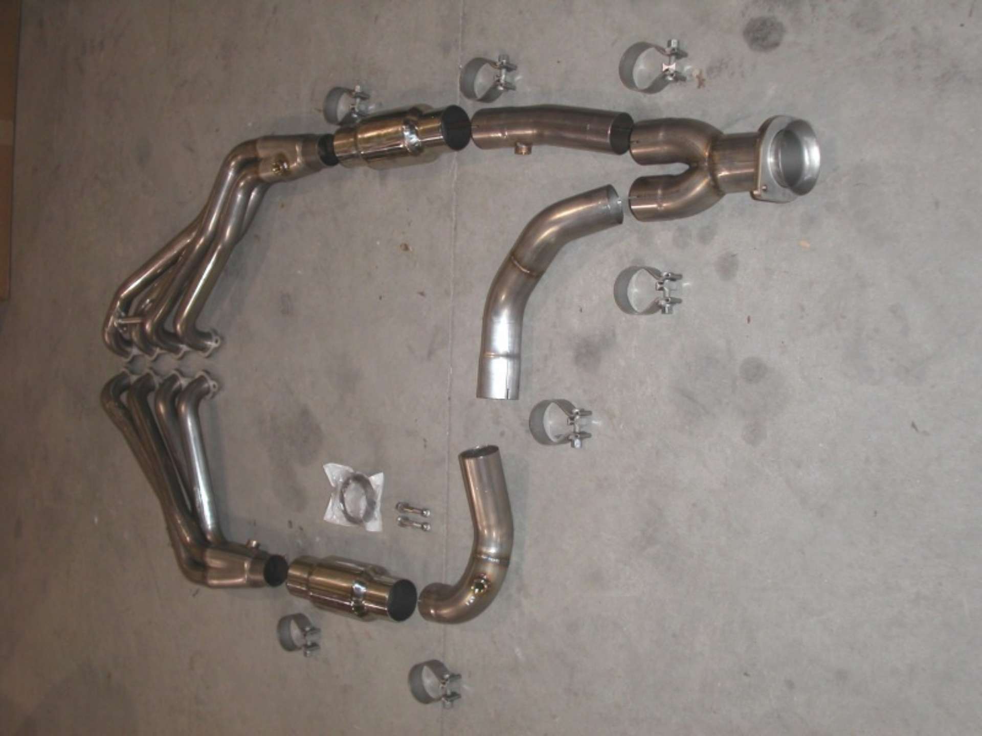 Picture of Stainless Works Chevy-GMC Truck 1999-02 Headers 2WD with Converters