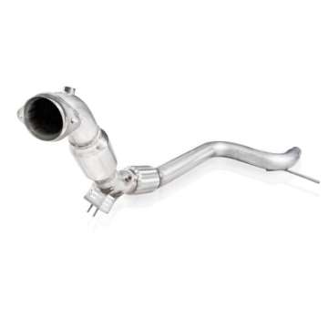 Picture of Stainless Works 2015-16 Mustang Downpipe 3in High-Flow Cats Factory Connection