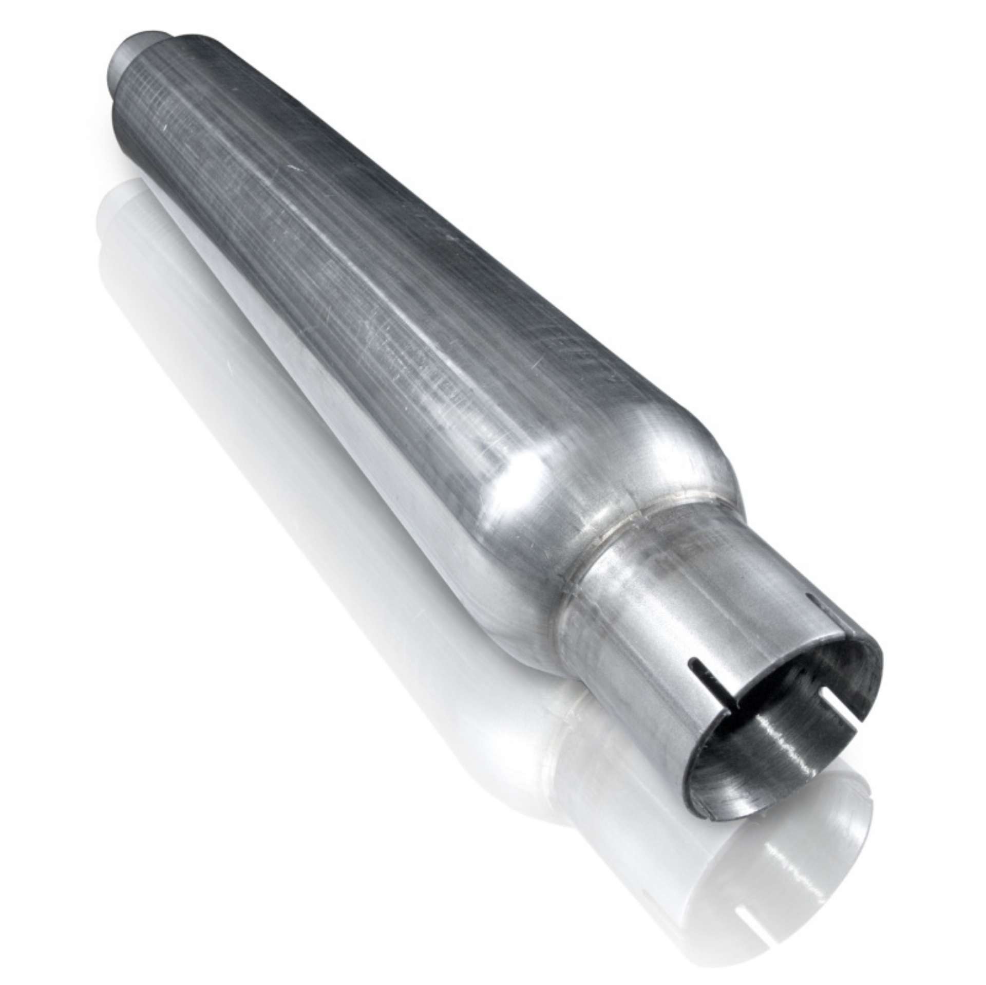 Picture of Stainless Works 2-25in SMOOTH TUBE MUFFLER MILL FINISH