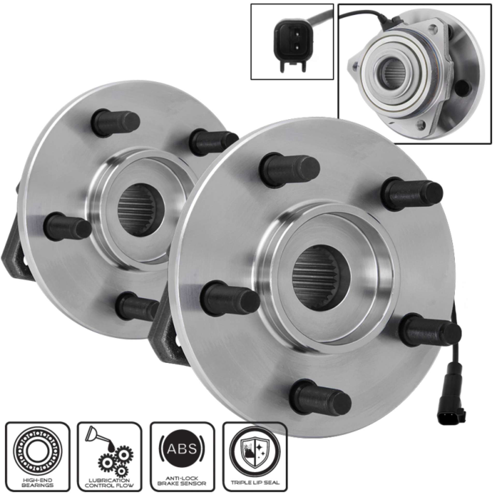 Picture of xTune Wheel Bearing and Hub ABS Jeep Liberty 02-07- Front Left and Right BH-513176-77