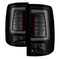 Picture of Spyder 09-16 Dodge Ram 1500 Light Bar LED Tail Lights - Black Smoke ALT-YD-DRAM09V2-LED-BSM