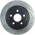 Picture of StopTech 12-15 Jeep Cherokee SRT8 Sport Slotted & Drilled Rear Passenger Side Rotor