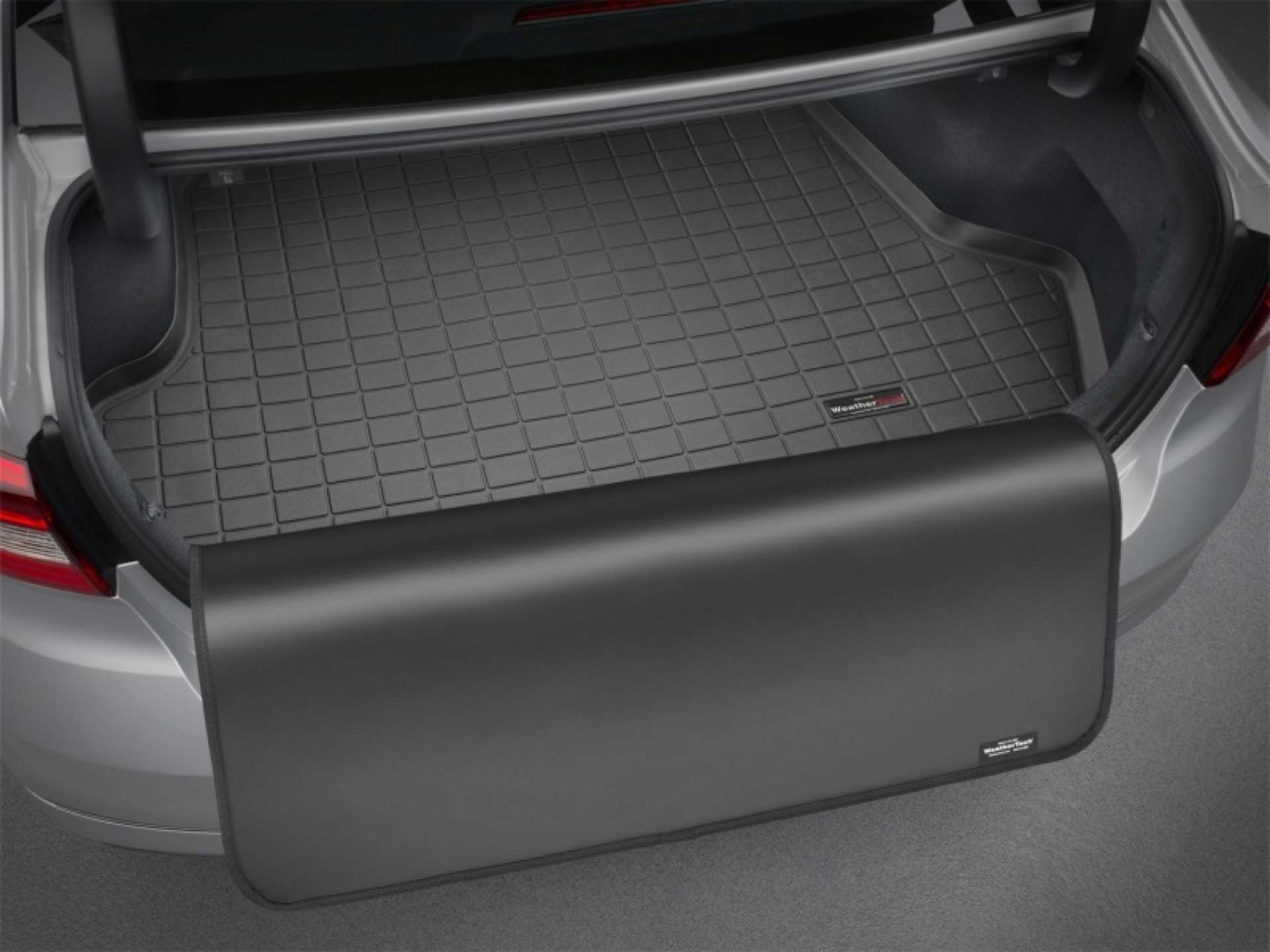 Picture of WeatherTech Mercedes-Benz GLE-Class Coupe Cargo Liner w- Bumper Protector - Black