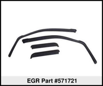 Picture of EGR 00-06 Chev Subran-Yuk - 01-07 Silv-Sierra Crew In-Channel Window Visors - Set of 4 571721