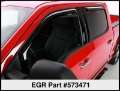 Picture of EGR 15+ Ford F150 Super Cab In-Channel Window Visors - Set of 4 573471