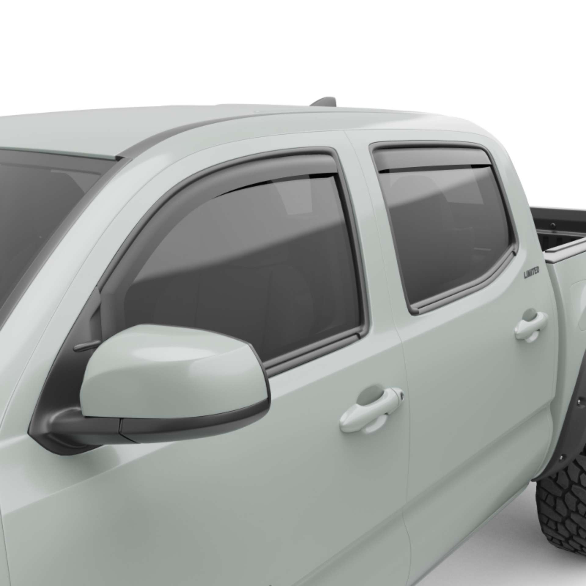 Picture of EGR 16-17 Toyota Tacoma In-Channel Window Visors - Matte 575085