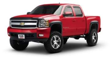 Picture of EGR 07-13 Chev Silverado 6-8ft Bed Rugged Look Fender Flares - Set 751504