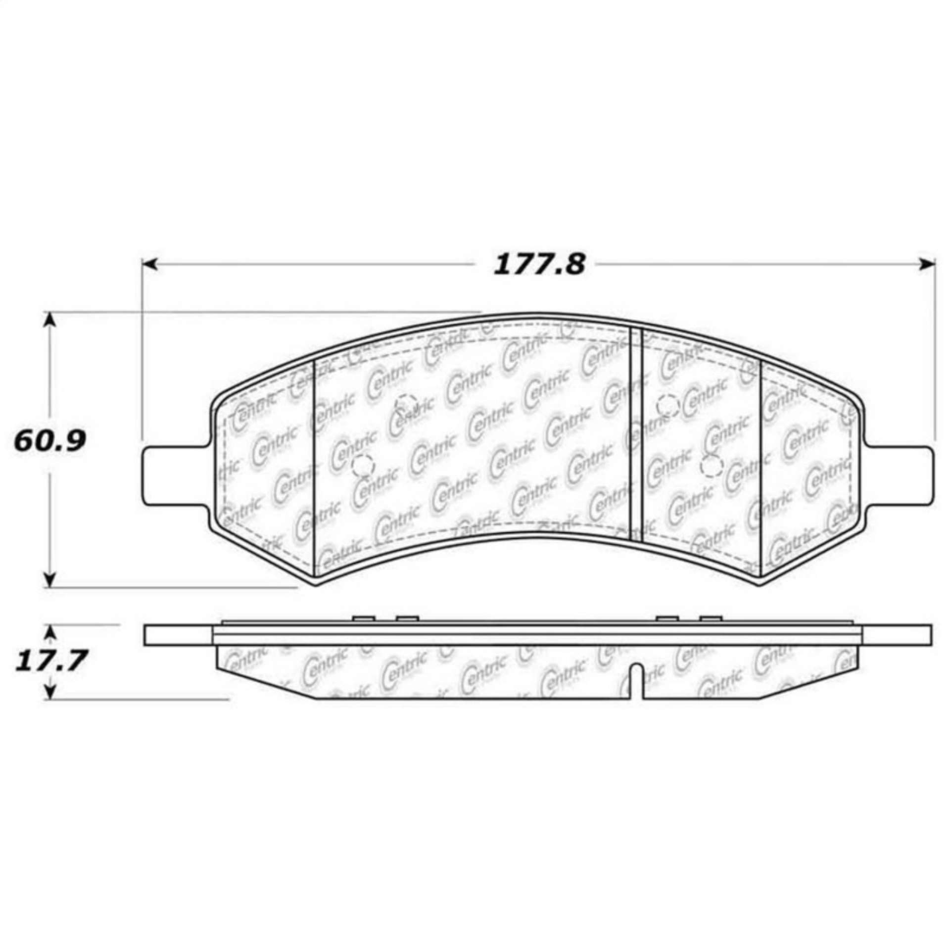 Picture of StopTech 06-17 Dodge Ram 1500 Street Performance Front Brake Pads