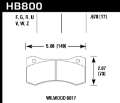 Picture of Hawk Wilwood 17mm 6617 Caliper Performance Ceramic Brake Pads