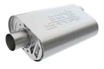 Picture of Borla CrateMuffler SBC Hot 350-383 3-0 inch Offset-Center 14in x 4-35in x 9in Oval S-Type Muffler