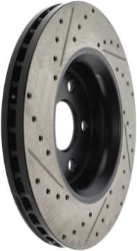 Picture of StopTech 11-12 Dodge Durango Sport Drilled & Slotted Front Driver-Side Brake Rotor