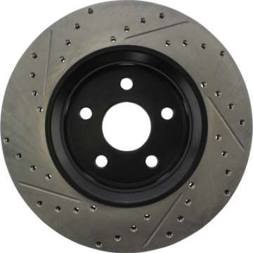 Picture of StopTech 11-12 Dodge Durango Sport Drilled & Slotted Front Passenger-Side Brake Rotor