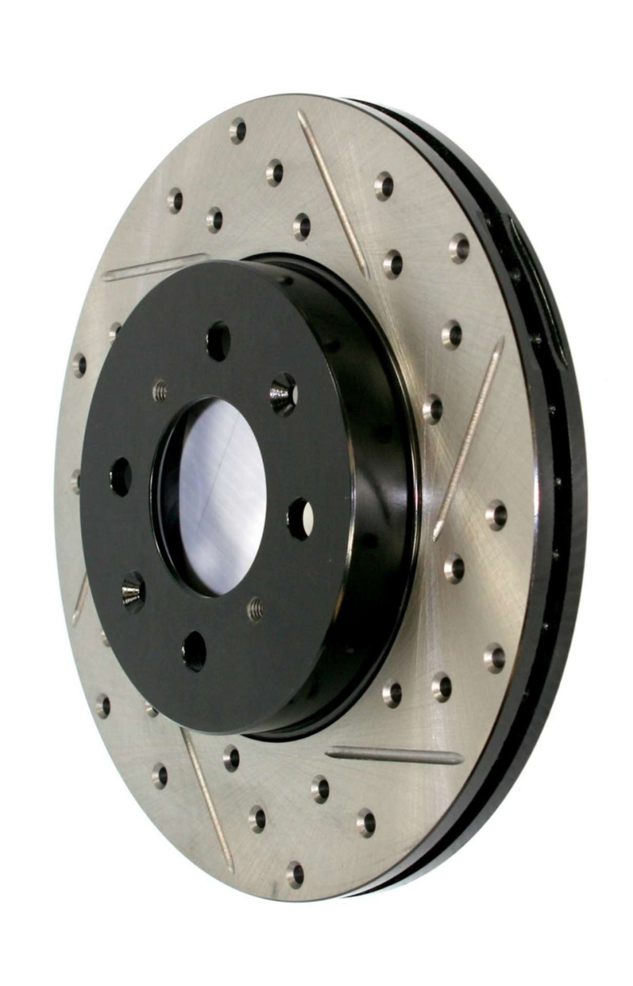 Picture of StopTech 11-17 Dodge Durango Sport Drilled & Slotted Front Passenger-Side Brake Rotor