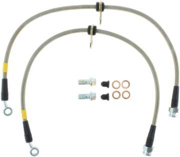 Picture of StopTech 02-05 Honda Civic Stainless Steel Front Brake Line Kit