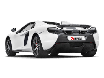 Picture of Akrapovic 14-17 McLaren 650S-650S Spyder Slip-On Line Titanium w- Carbon Tips