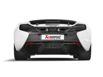 Picture of Akrapovic 14-17 McLaren 650S-650S Spyder Slip-On Line Titanium w- Carbon Tips