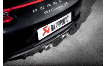 Picture of Akrapovic 16-17 Porsche 911 Carrera S-4-4S-GTS 991-2 Rear Carbon Fiber Diffuser - Matte