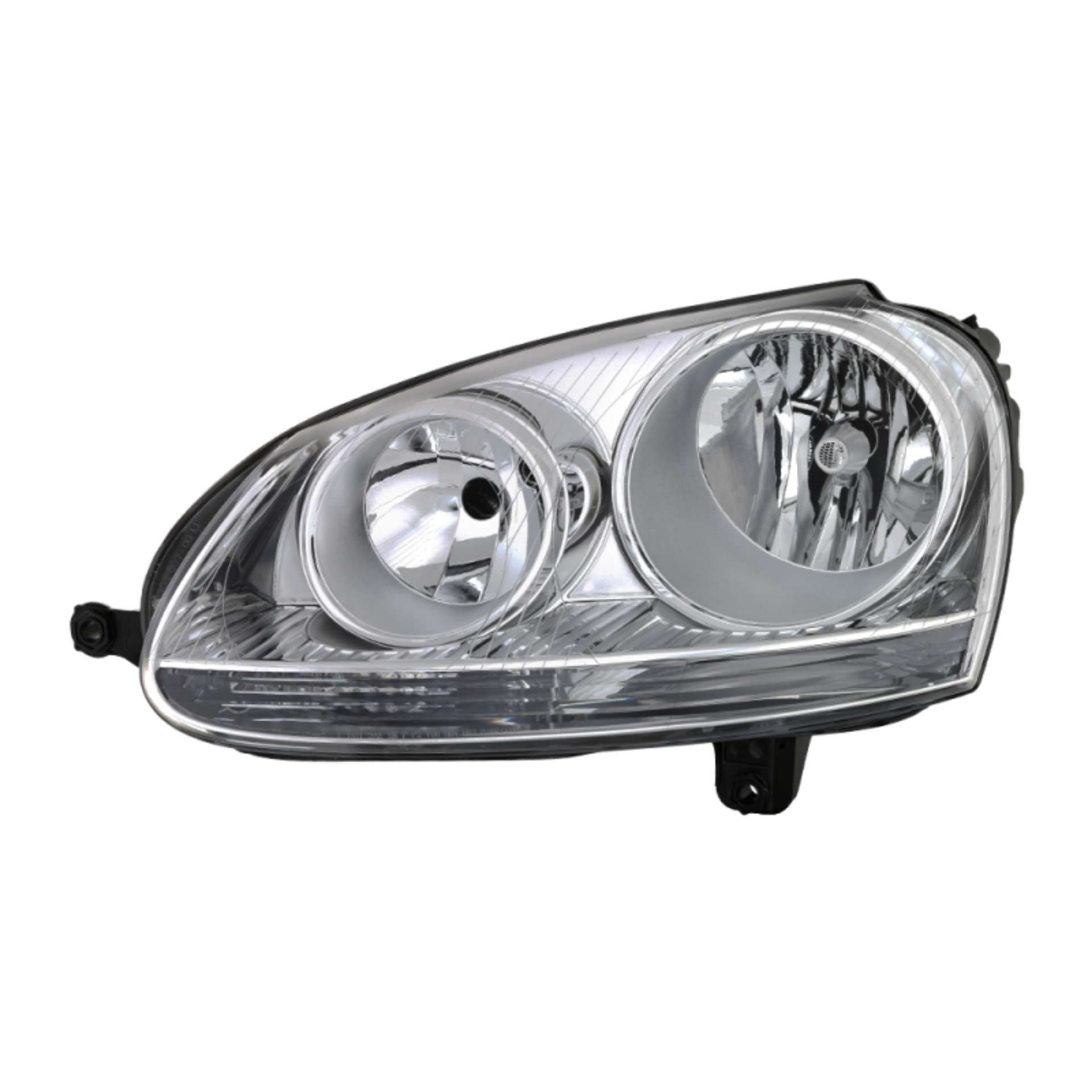 Picture of xTune Volkswagen Golf 06-09 Driver Side Headlight - OEM Left Black HD-JH-TCOL14-OE-R