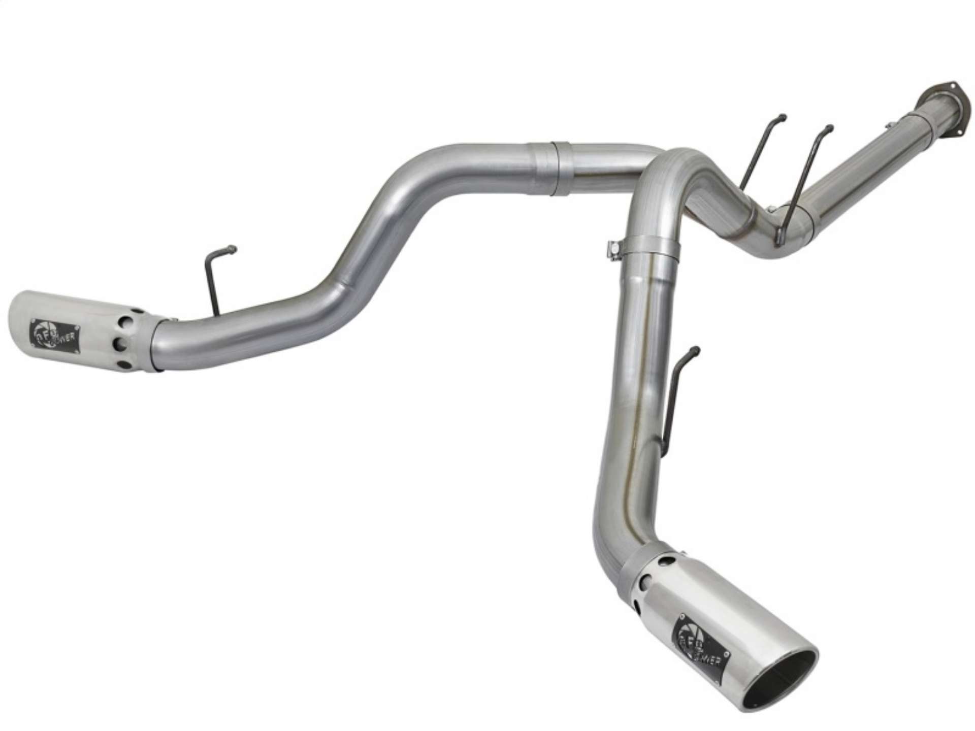 Picture of aFe POWER 4in DPF-Back SS Exhaust System 2017 Ford Diesel Trucks V8-6-7L td