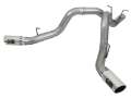 Picture of aFe Large Bore-HD 4in 409-SS DPF-Back Exhaust w-Dual Polished Tips 2017 GM Duramax V8-6-6L td L5P